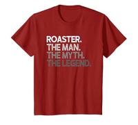 Regalo de Roaster The Man Myth Legend Camiseta
