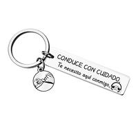 Regalo de San Valentín Regalo Pareja Llavero de Parejas Originales Llavero Conducción Segura Te Necesito a mi Lado Llavero para Hombre y Mujer Llavero Familiar Adecuado para Pareja Marido Novio (9)