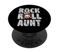 Regalo de tía de Rock and Roll para tías Que rockean PopSockets PopGrip Adhesivo