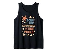 Regalo de Tide Pool Life Sea Star y Anemone Ocean Nature Camiseta sin Mangas
