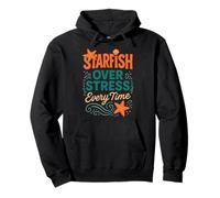 Regalo de Tide Pool Life Sea Star y Anemone Ocean Nature Sudadera con Capucha