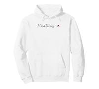 Regalo de tipografía de corazón Mindfulness Sudadera con Capucha