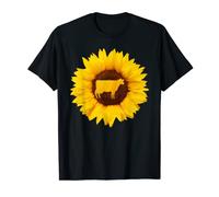Regalo de vaca para mujeres y hombres vaquillas granja ganado girasol amante Camiseta