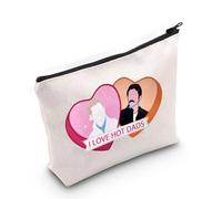Regalo de vampiro, regalo de Charlie Swan, regalo de Carlisle Cullen, regalo I Love Hot Dads con cremallera para fanáticos de la película, Hot Dads, Bolsas de cosméticos