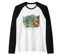 Regalo de Viaje a la Ciudad de Hallstatt, Austria Camiseta Manga Raglan