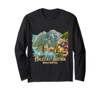 Regalo de Viaje a la Ciudad de Hallstatt, Austria Manga Larga