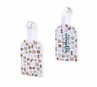 Regalo de viaje de aventura de vacaciones con texto en inglés "I Haven't Been Everywhere But It's On My List", etiqueta de equipaje de viajero, regalo de aventura (My List-tagUK)