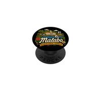 Regalo de Viaje de Malabo Guinea Ecuatorial Dibujado a Mano PopSockets PopGrip Adhesivo