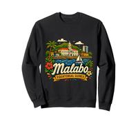 Regalo de Viaje de Malabo Guinea Ecuatorial Dibujado a Mano Sudadera