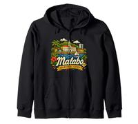 Regalo de Viaje de Malabo Guinea Ecuatorial Dibujado a Mano Sudadera con Capucha