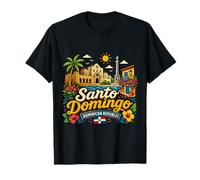 Regalo de Viaje Dibujado a Mano en Santo Domingo República Dominicana Camiseta