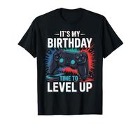 Regalo de videojuegos It's My Birthday Time To Level Up para niños y niñas Camiseta