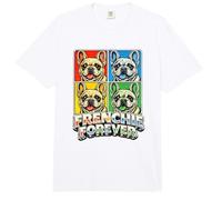 Regalo del Perro del Arte Pop del Amante del Bulldog francés Comfort Colors Adult Heavyweight T-Shirt