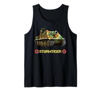 Regalo del tanque alemán Sturmtiger de la 2ª Guerra Mundial Camiseta sin Mangas