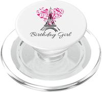 Regalo del Tema de la Muchacha del cumpleaños de Francia de PopSockets PopGrip para MagSafe