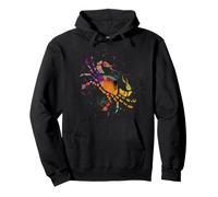 Regalo del Zodiaco para el cáncer Cangrejo Obras de Arte Horóscopo Astrología Sudadera con Capucha