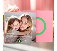Regalo Día de la Madre-Imán de Refrigerador con Música PersonalizadoReproductor de Música con Foto Portada Álbum Puede Reproducir Imán Personalizable para Nevera Decoración del Hogar Mamá Abuela