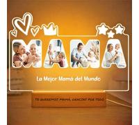 Regalo Dia de la madre - Regalos originales fotos para mama- Lampara Personalizada regalo mujer fotos personalizados cosas que regalar día pareja cumpleaños personalizadas con foto madres (5)