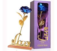 Regalo Dia de la Madre Rosa Eterna 24K Regalos Originales para Mujer Rosa de Oro Chapadas en Oro con Caja Regalo Cumpleaños Mujer Regalo Madre Novia Amiga Mama Abuela Pareja Suegra Aniversario Bodas