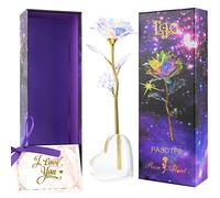 Regalo Dia de la Madre Rosa Eterna Regalos Originales para Mujer Rosa 24K Chapadas en Oro con Caja Regalo Madre Cumpleaños Regalo Amiga Abuela Mama Pareja Hermana Suegra Aniversario Día de la madre