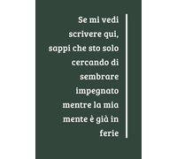 Regalo Divertente per Colleghi di Ufficio - Taccuino a Righe 100 Pagine - Idea Regalo Natale per Colleghi e Colleghe - Notebook Scherzoso Perfetto come Regalo da Ufficio Uomo Donna