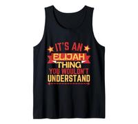 Regalo divertido con el nombre de Elijah para Elías Camiseta sin Mangas