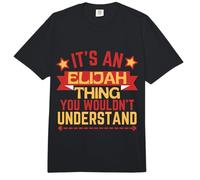 Regalo Divertido con el Nombre de Elijah para Elías Comfort Colors Adult Heavyweight T-Shirt