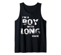 Regalo Divertido con el Pelo Largo Soy un niño Camiseta sin Mangas