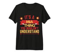 Regalo Divertido con Nombre MIA para MIA Camiseta Premium