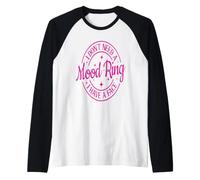 Regalo Divertido con Texto en inglés I Don't Need a Mood Ring I Have A Face Camiseta Manga Raglan