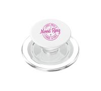 Regalo Divertido con Texto en inglés I Don't Need a Mood Ring I Have A Face PopSockets PopGrip para MagSafe
