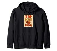 Regalo divertido con texto en inglés "I Love BBQ Cooking Grill Sudadera con Capucha