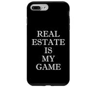 Regalo Divertido de Agente inmobiliario Real Estate Is My Game para compradores de viviendas Carcasa para iPhone 7 Plus/8 Plus