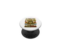 Regalo Divertido de cumpleaños para mamá con Texto en inglés I Don't Age I Level Up Dog Mom. PopSockets PopGrip Adhesivo