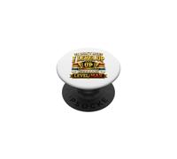 Regalo Divertido de cumpleaños para Marido con Texto en inglés I Don't Age I Level Up PopSockets PopGrip Adhesivo