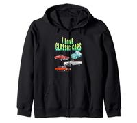 Regalo Divertido de I Love Classic Cars Sudadera con Capucha