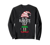 Regalo Divertido de Navidad a Juego para la Familia I'm The Karate Elf Sudadera