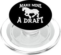 Regalo Divertido del Caballo del Draft para los Hombres y Las Mujeres Fresco Hacen Que el mío Sea un Borrador PopSockets PopGrip para MagSafe