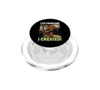 Regalo Divertido del compañero I Fix Problems I Created PopSockets PopGrip para MagSafe