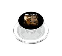 Regalo Divertido del compañero Paid to Wait PopSockets PopGrip para MagSafe