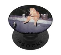 Regalo Divertido del Humor del Pescador de la Foto del PopSockets PopGrip Adhesivo