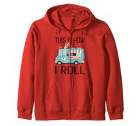 Regalo divertido e informal para un camión de helados de This Is How I Roll Sudadera con Capucha