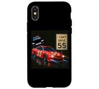 Regalo Divertido I Can't Drive 55 Police Chase Carcasa para iPhone X/XS