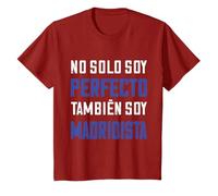 regalo divertido no solo soy perfecto también soy Madridista Camiseta