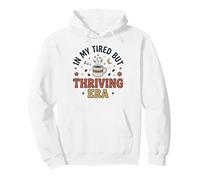 Regalo Divertido para Amantes del café In My Tired But Thriving Era Sudadera con Capucha