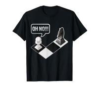 Regalo Divertido para Jugador de ajedrez Oh No Springer Camiseta
