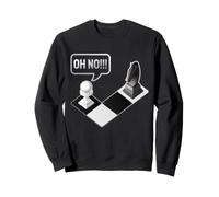 Regalo Divertido para Jugador de ajedrez Oh No Springer Sudadera