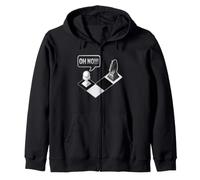 Regalo Divertido para Jugador de ajedrez Oh No Springer Sudadera con Capucha