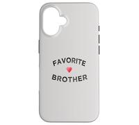Regalo divertido para los hermanos favoritos regalo de hermanas Carcasa para iPhone 16