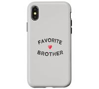 Regalo divertido para los hermanos favoritos regalo de hermanas Carcasa para iPhone X/XS